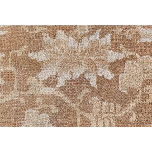 Doris Leslie Blau Antique 19th-Century Chinese Botanic Rug For Sale - Image 4 of 9