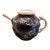 Vintage Cobalt Blue Slip-Trailed Studio Art Pottery Teapot by Whitsell For Sale