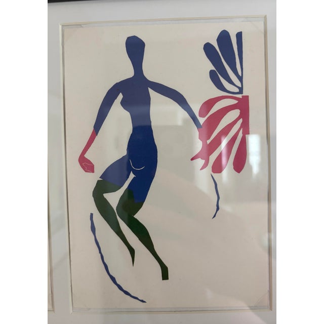 Matisse Postcards Prints Framed Matted Signed in Plate For Sale In Charleston - Image 6 of 7