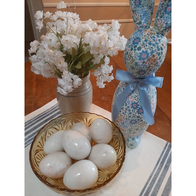 Experience the captivating beauty of these extra-large white marble eggs, each comparable in size to a duck egg. With...