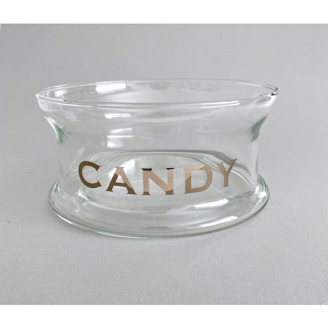 Glass Candy Display Bowl Chairish
