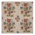 Schumacher Ashford Linen Fabric in Mulberry & Natural For Sale