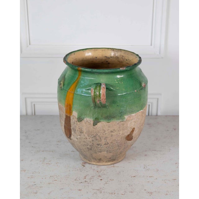 French 19th Century Green-Glaze Confit Pot For Sale In Atlanta - Image 6 of 10