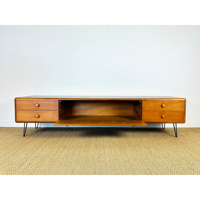 Scandinavian Teak Sideboard, 1960s For Sale - Image 10 of 18