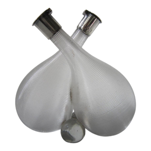 1900's Threaded Glass Edwardian Cruet Set