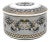 1990s Rosenthal Meets Versace "Marqueterie" Porcelain Round Covered Trinket Box For Sale