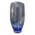 Mid-Century-Modern Mediterranean Blue Hand-Blown Art Glass Vase For Sale
