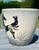 Large vase or planter by Paul Milet, for the Manufacture de Sévres, hand-decorated in Art Deco style. This piece is in...