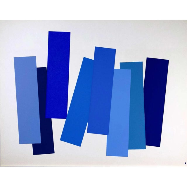 1960s Josef Albers Original Silkscreen [V-3a] Ltd Ed. Color Study +Custom Framing For Sale - Image 5 of 5