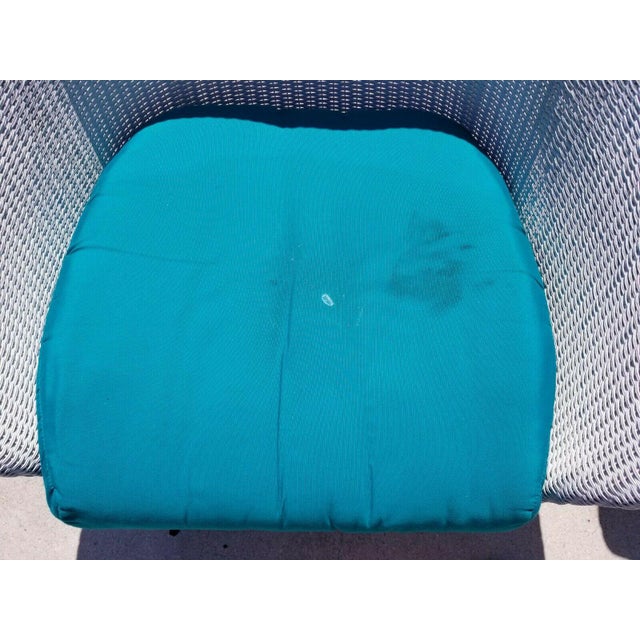 Lloyd Flanders Loom Wicker Lounge Chairs For Sale - Image 10 of 13