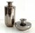 Gorgeous and rare Bitossi vase made of ceramic with beautiful shiny metallic platinum glaze with a disc shaped lip,...