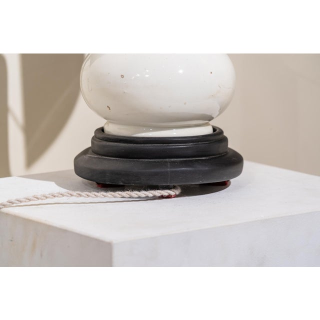 Ceramic Vase Table Lamp, 1960s For Sale - Image 9 of 10