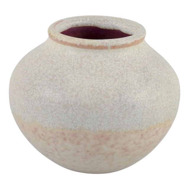 Eggshell Glazed Stoneware Miniature Vase by Nils Thorsson for Royal Copenhagen, 1924 For Sale