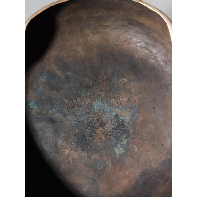 Vintage Ashtray Bowl in Brass and Bronze, 1950, in Good conditions. Designed 1950 to 1959