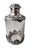 Antique Victorian Style Crystal and Silver-Tone Metal Toilet Bottle For Sale - Image 13 of 13