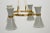 1960s Italian Hanging Lamp with Diabolo Shades in Brass and Metal, 1960s For Sale - Image 5 of 6