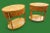 Baker Furniture Company Late 20th Century Charles Pfister for Baker Furniture Primavera and Burl Oval Nightstands - a Pair For Sale - Image 4 of 12