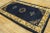 1920s Navy Blue Open Field Medallion Antique Chinese Peking Knotted Rug Carpet For Sale - Image 11 of 12