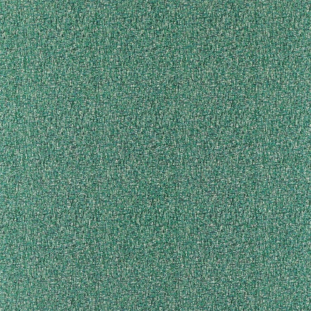 Harlequin Nickel Fabric in Emerald/Marine For Sale