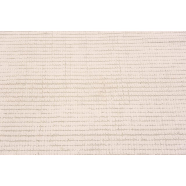 Charming Contemporary Minimalist Cotton Rug, Country of Origin: Central Asia, Circa Date: 21st Century