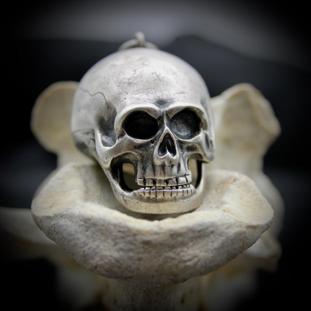 Paul Ditisheim Silver Hamlet Skull Pocket Watch Circa 1915 For Sale - Image 13 of 13
