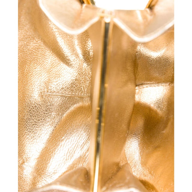 Judith Leiber 1979 Judith Leiber Frog Evening HandBag Crystal Minaudiere Purse Vintage Clutch For Sale - Image 4 of 12
