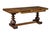Brown Vintage Scandinavian Carved Walnut Desk, 1920 For Sale - Image 8 of 13