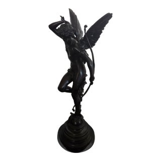 Jules-Félix Coutan 1848-1939 "Cupid" Bronze, , Signed J.Coutan For Sale