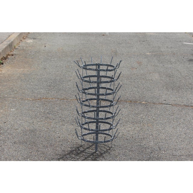 Metal Kitchen Rack with Hooks, 1970s For Sale - Image 6 of 12