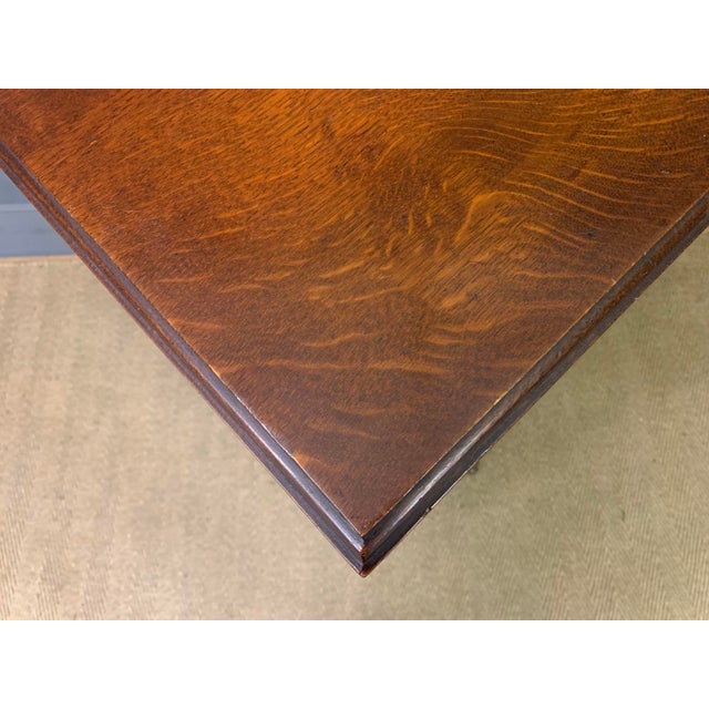 Large Antique Oak Revolving Bookcase, 1905 For Sale - Image 9 of 11