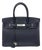 Hermès Birkin 30 Verso Bleu Indigo Togo Palladium Hardware 2018 For Sale
