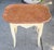 French Provincial French Provincial Painted Side Table W Faux Marble Top For Sale - Image 3 of 6