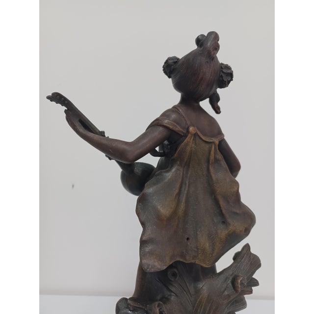Regula Statues by Auguste Moreau, 19th Century, Set of 2 For Sale - Image 3 of 18