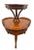 Beautiful Antique French Art Nouveau two tier etagere or jardiniere table, crafted in richly figured mahogany with...