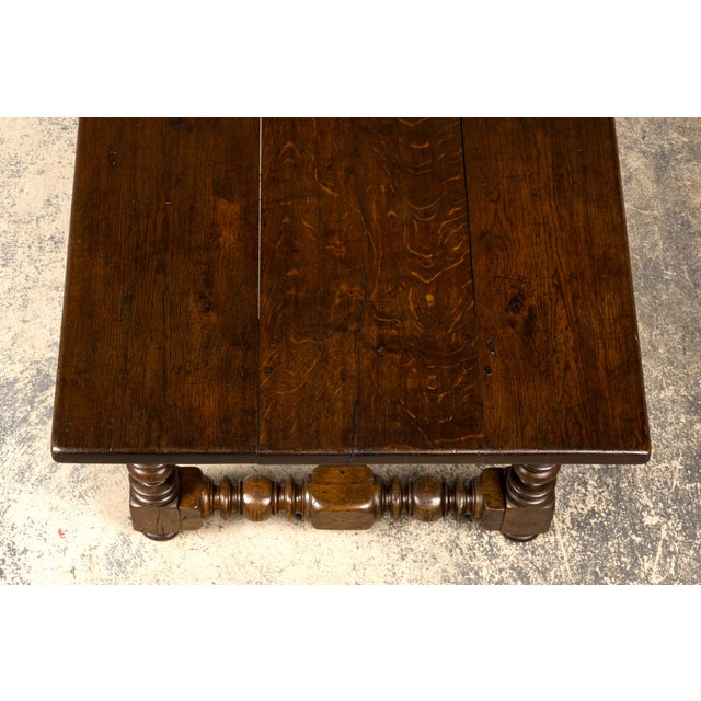 Late 19th Century French Louis XIV Style Oak Dining Table For Sale - Image 13 of 18
