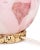 Contemporary Stories of Italy Pink Nougat Crown Globe Lamp with Cast Brass Base For Sale - Image 3 of 4