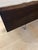 Brown Seared Oak Sideboard With Polished Stainless Steel Inlay. For Sale - Image 8 of 8
