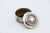 Vintage Cylindrical Silver Box For Sale - Image 3 of 4