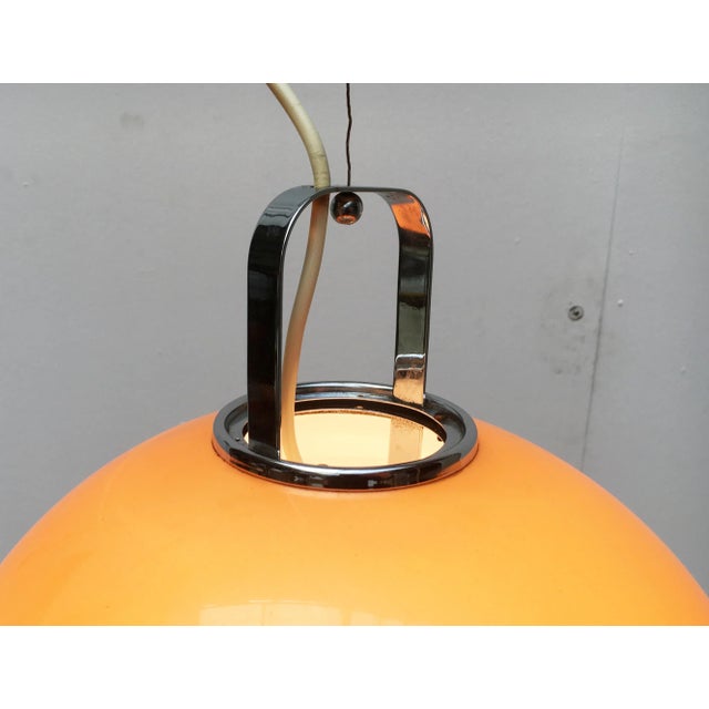 Mid-Century Space Age Italian Zurigo Pendant Lamp by Luigi Massoni for Guzzini For Sale - Image 13 of 18