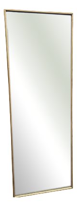 Large Antique French Gilt Bistro Mirror, 19th Century