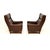 Bruksbo Vintage Leather Lounge Chairs by Torbjörn Afdal for Bruksbo, 1970s, Set of 2 For Sale - Image 4 of 11