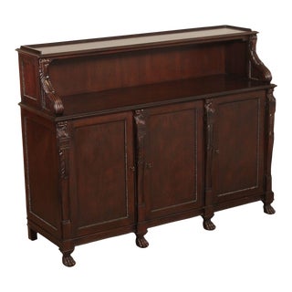 Early 21st Century Ralph Lauren Empire Style Mahogany Cabinet Sideboard For Sale
