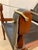 Chocolate M. Hayat and Brothers Roorkee Brown Leather Safari Chairs - A Pair For Sale - Image 8 of 11