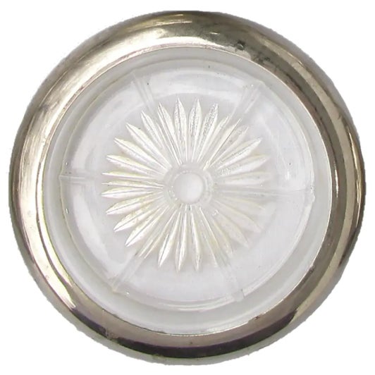 Set of 4 Italian glass and silver coasters from the 1970s. Mark on side of "Leonard" and "Made in Italy". Need more or...