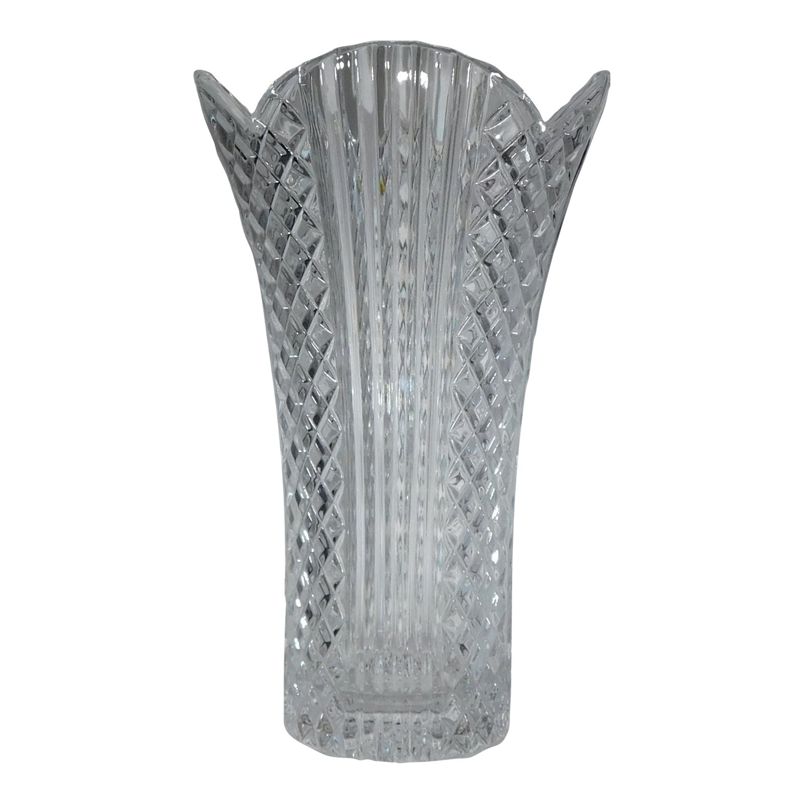 1940s Royal Gallery Crystal Vase in Shelby 21930 Chairish