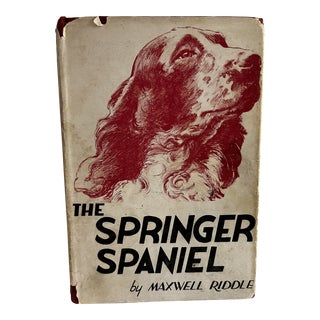 1951 the Springer Spaniel by Maxwell Riddle Book For Sale