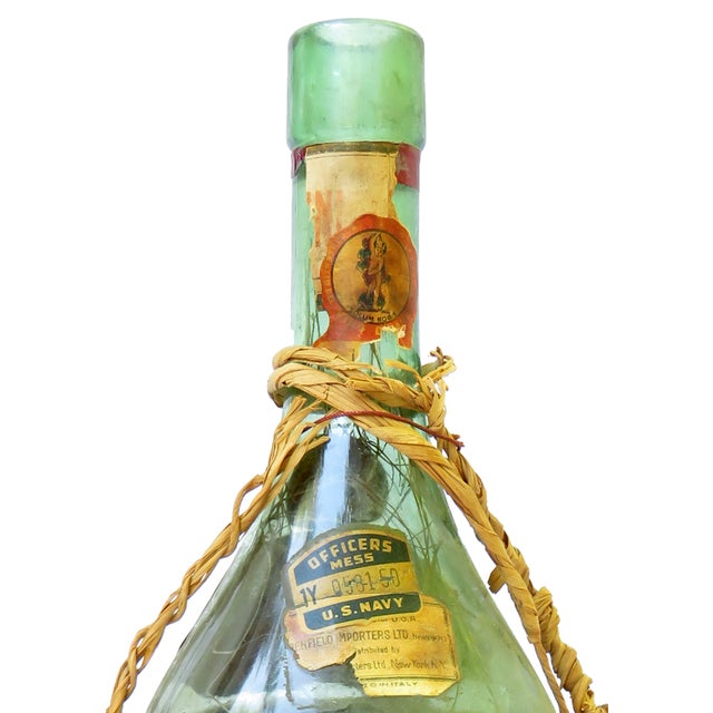 1940s Wicker Covered Bottles / Candleholders, S/3 For Sale In Tulsa - Image 6 of 8