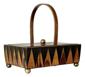 Antique Early 19th Century English George III Exotic Wood Harlequin Desk Box for Stationery or Sewing Pannier