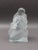 Mid-Century Modern Mid 20th Century Lalique Crystal France Hiver the Four Seasons Winter Statue Series Figure For Sale - Image 3 of 11