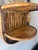 Franco Albini Vintage Burnt Bamboo Folding Wall Shelf, Italian Riviera Franco Albini Style For Sale - Image 4 of 7